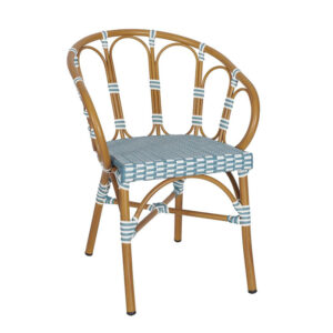 Nobis Furniture - Solent Weave Outdoor Stacking Arm Chair - Choice of Two Colours