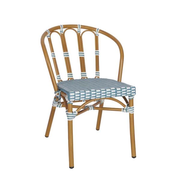 Nobis Furniture - Solent Weave Outdoor Stacking Side Chair - Choice of Two Colours