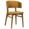 Nobis Furniture - ELLA CURVED BACK UPHOLSTERED SIDE CHAIR - MADE TO ORDER