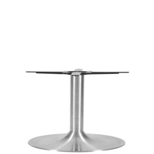 Nobis Furniture - Trumpet Large Brushed Stainless Steel Table Base