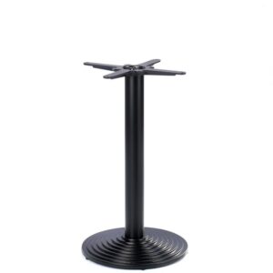Nobis Furniture - Black Step Round Cast Iron Table Base