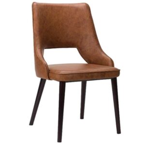 Nobis Furniture - HARRY RETRO CURVED CUT OUT SIDE CHAIR- MADE TO ORDER