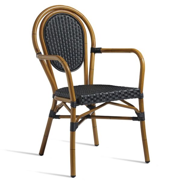 Nobis Furniture - Time Outdoor Stacking Arm Chair