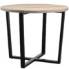 Nobis Furniture Extra Whide X Black Steel Complete Dining Table