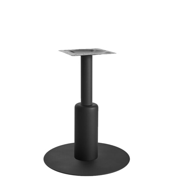 Nobis Furniture - Titan Noir Large Round Black Table Base with Black Sleeve