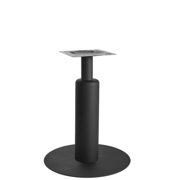 Nobis Furniture - Titan Noir Large Round Black Table Base with Black Sleeve
