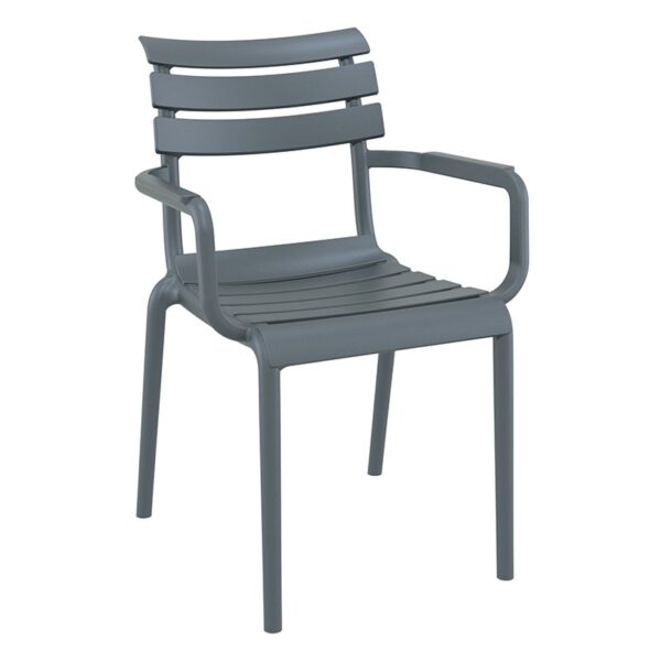 Nobis Furniture - EcoRelax Stacking Outdoor Arm Chair – 4 Modern Colours