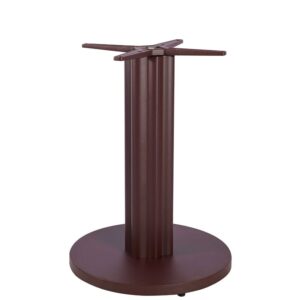 Nobis Furniture - Uluru NoRock Jarrah Brown Small Table Base - Dining Height