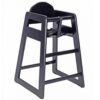 Nobis Furniture - Vana Wooden Stackable Baby High Chair Black