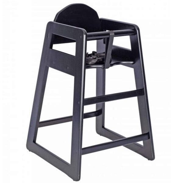 Nobis Furniture - Vana Wooden Stackable Baby High Chair Black
