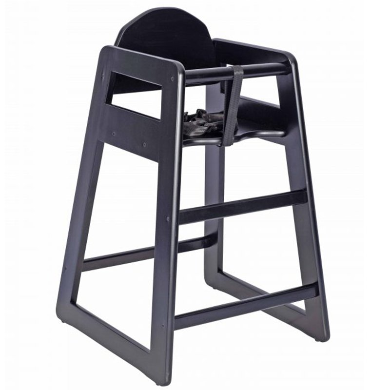 Nobis Furniture - Vana Wooden Stackable Baby High Chair Black