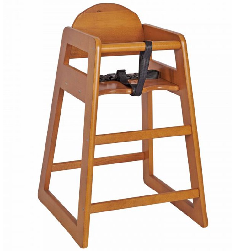 Nobis Furniture - Vana Wooden Stackable Baby High Chair Light Oak
