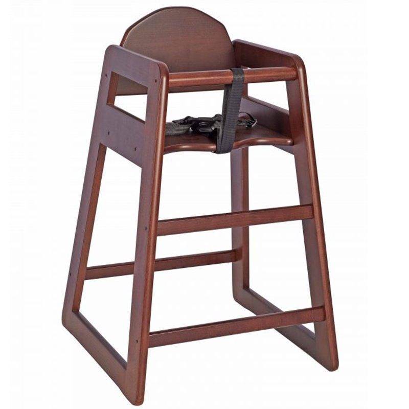 Nobis Furniture - Vana Wooden Stackable Baby High Chair Walnut