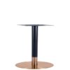 Nobis Furniture - Vello Small Round Table Base - Rose Gold - Various Heights