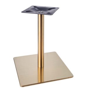 Nobis Furniture - Vello Large Square Vintage Brass Table Base - Various Height