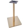 Nobis Furniture - Vello Large Square Vintage Brass Table Base - Various Height