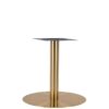 Nobis Furniture - Vello Small Round Brass Table Base - Various Heights