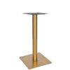 Nobis Furniture - Vello Small Square Vintage Brass Table Base - Various Height