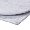 Nobis Furniture - Table Tops - White Carrara Genuine Marble Table Tops - White/Grey Stocked Sizes