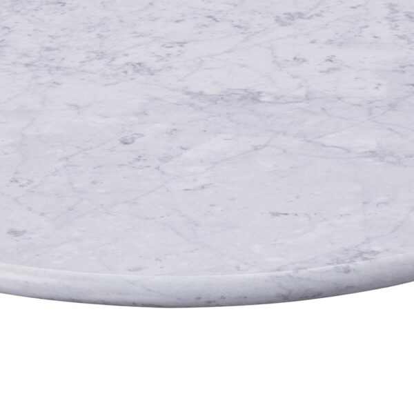 Nobis Furniture - Table Tops - White Carrara Genuine Marble Table Tops - White/Grey Stocked Sizes