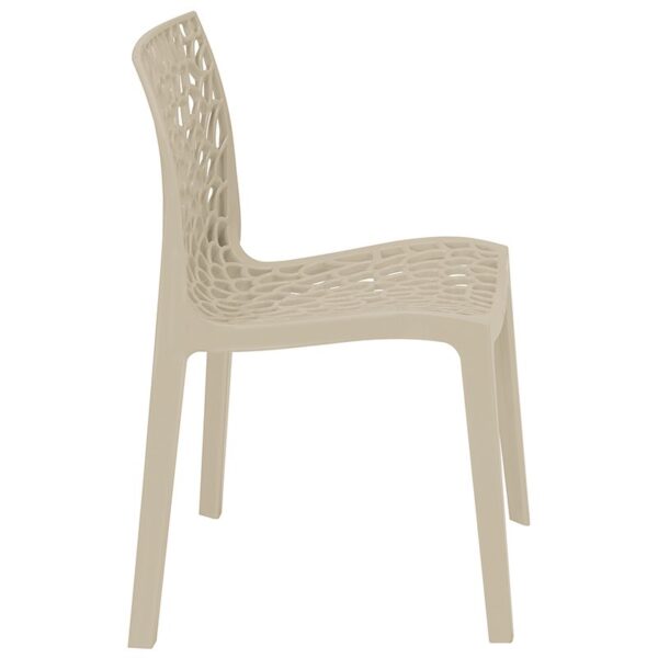 Nobis Furniture - Next Day Zesi Stacking Outdoor Side Chair - Choice of 8 Natural Tones