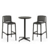 Nobis Furniture - Next Day Blink Bar Chair with Cuba Outdoor Poseur Set - 2 Seater Set