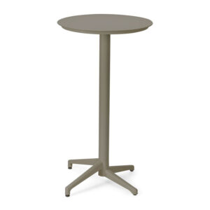 Nobis Furniture - Next Day Cuba Mink Outdoor Flip Top Poseur Table - 600mm Round