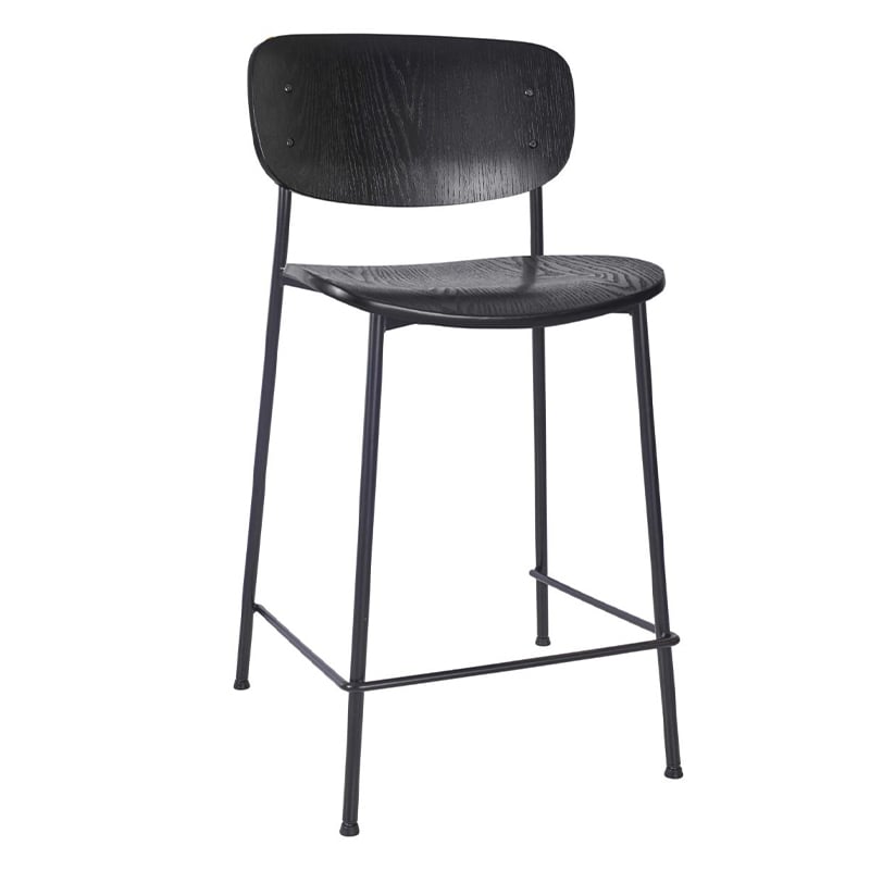 Nobis Furniture - Preston Mid Height Wood Stool