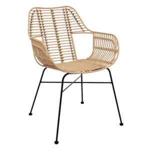 Nobis Furniture - Malia Stackable Outdoor Woven Arm Chair