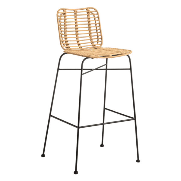 Nobis Furniture - Malia Stackable Outdoor Woven Bar Stool