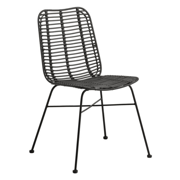 Nobis Furniture - Malia Stackable Outdoor Woven Side Chair