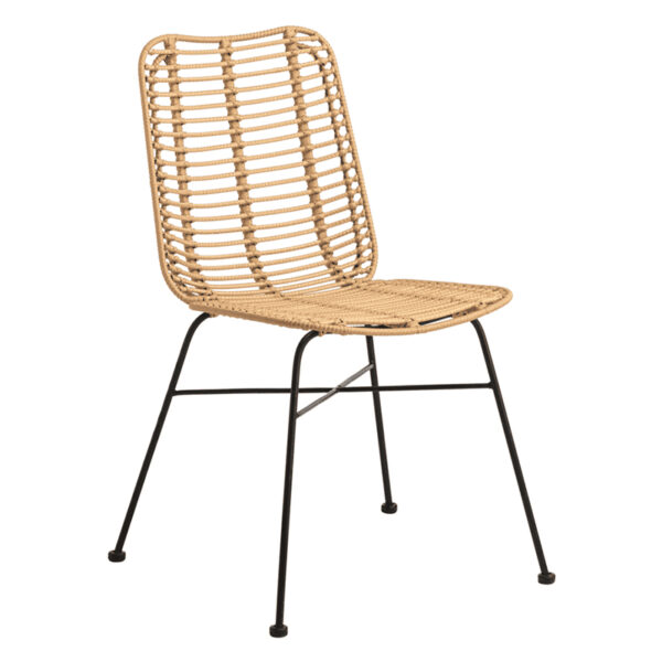 Nobis Furniture - Malia Stackable Outdoor Woven Side Chair