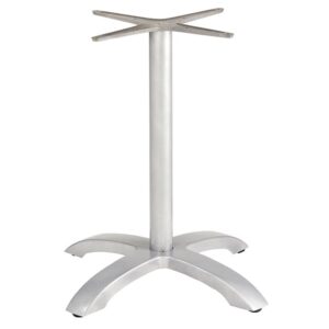 Nobis Furniture - Marina Grey Aluminium Outdoor Cruciform Table Base - Dining Height
