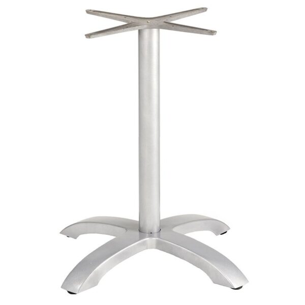 Nobis Furniture - Marina Grey Aluminium Outdoor Cruciform Table Base - Dining Height
