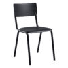 Nobis Furniture - Tavo Stacking Side Chair - Wooden Seat and Back