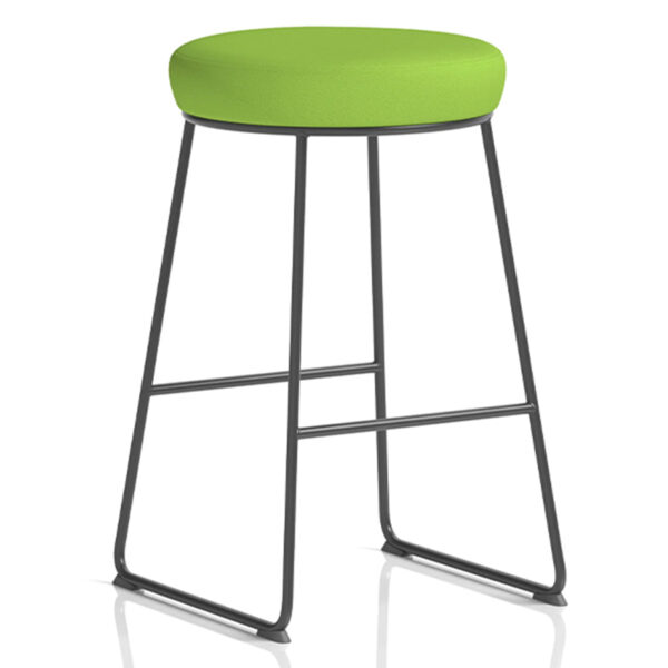 Nobis Furniture - Tudor High Stool with Metal Frame - Bespoke Colour Options