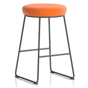 Nobis Furniture - Tudor High Stool with Metal Frame