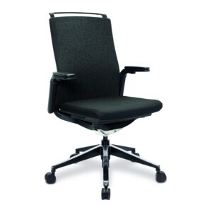 Libra Black Fabric High Back Managers Office Chair