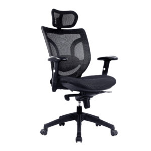 Newton High Back Executive Mesh Armchair with Headrest