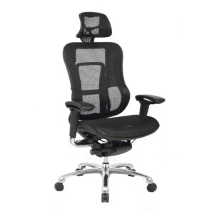 Aztec High Back Ergonomic Designer Mesh Executive Chair with Adjustable Headrest