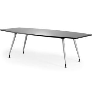 Hi-Gloss Black Boardroom and Conference Tables - 2400mm Wide