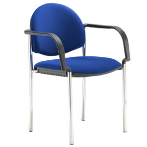 Coda Multi-Purpose Meeting Chair - Chrome Frame and Arms