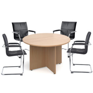Essen 4 Seater Visitors Chair Set with Meeting Table