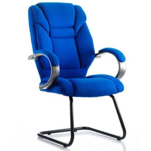 Carson Fabric Cantilever Visitor Chair with Arms