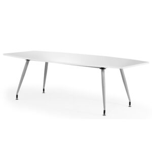 Hi-Gloss White Boardroom and Conference Tables - 2400mm Wide