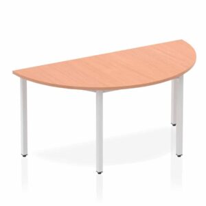 NEXT DAY Impulse Semi-Circle Box Frame Leg Meeting Table - 1600mm