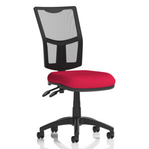Eclipse Plus II Lever Task Operator Chair Mesh Back - Bespoke Colour Seat