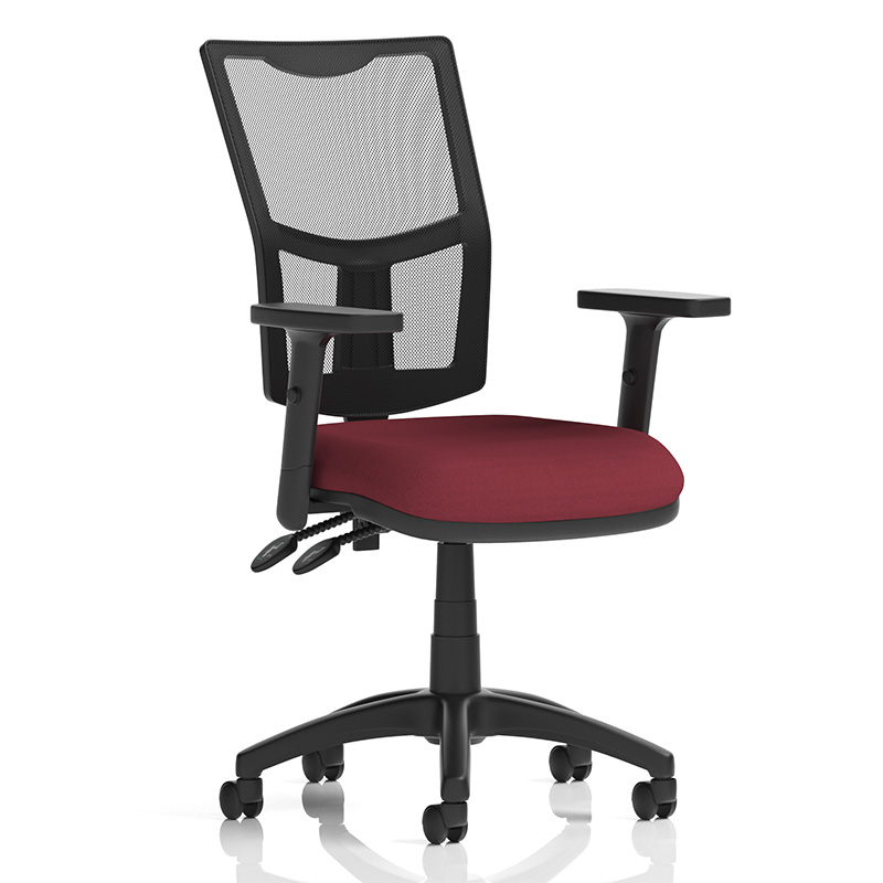 Eclipse Plus II Task Chair – Mesh Back, Bespoke Seat and Adjustable Arms