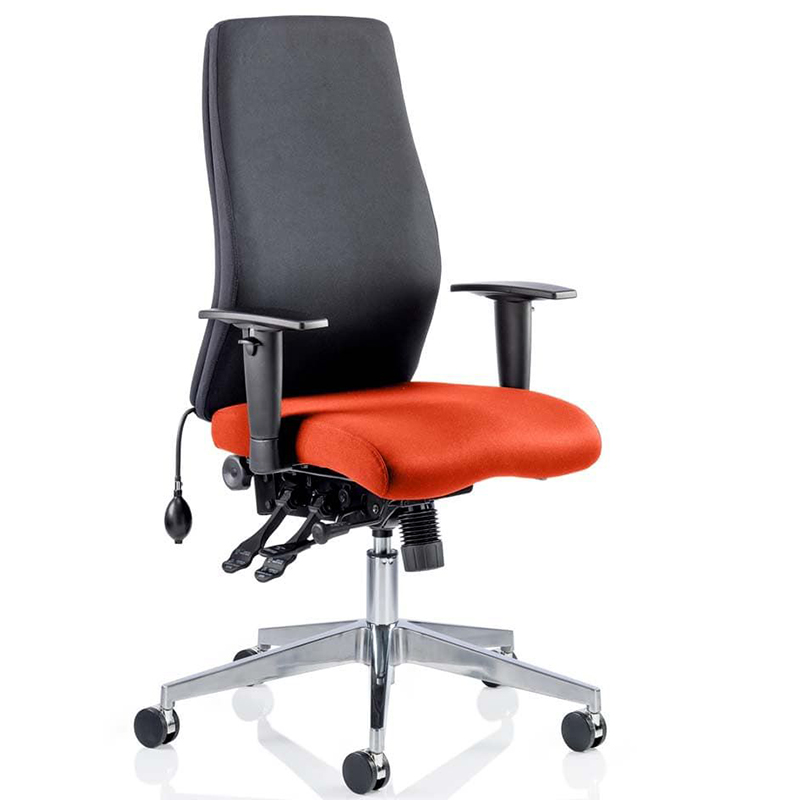 Onyx Bespoke Colour Seat 24 Hour Office Chair