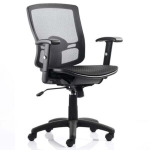 Palma Ergonomic Mesh Task Chair – Medium Back with Armrests